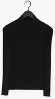 NA-KD Col roulé RIBBED POLO KNITTED SWEATER en noir