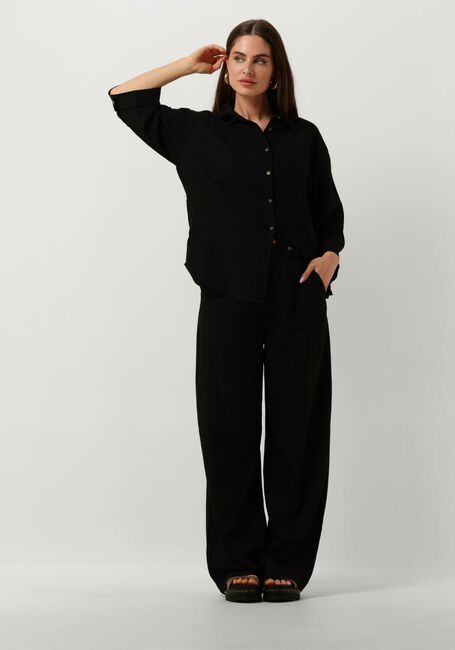 Zwarte MSCH COPENHAGEN  MSCHJOVENE GINIA 3/4 SHIRT - large