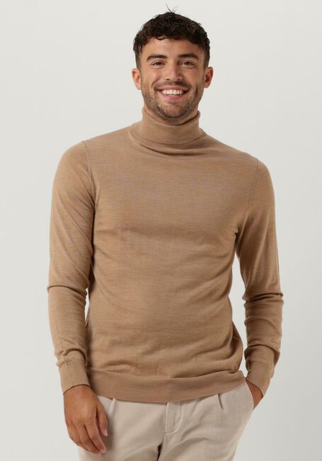 PROFUOMO Col roulé PULLOVER ROLL NECK en camel - large