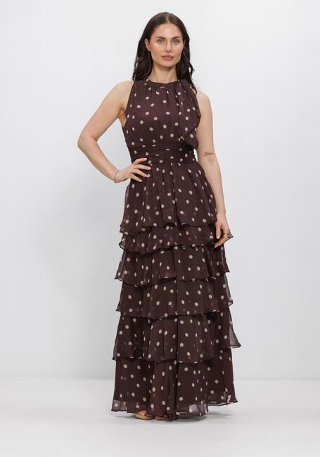 NEO NOIR MARLI BIG DOT DRESS Robes en marron - large
