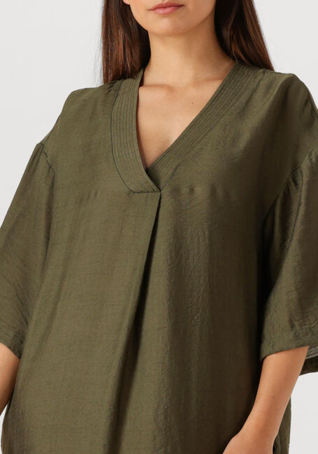 CO'COUTURE Robe midi CARYNCC PLEAT TUNIC DRESS Olive - large