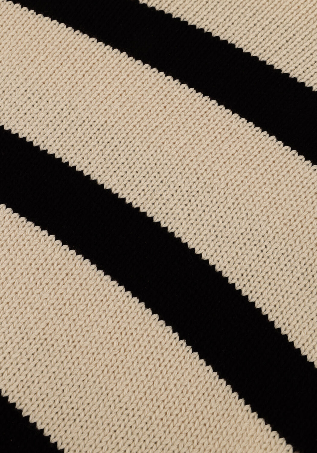 Zwarte MODSTR&Ouml;M Trui CORBIN MD STRIPE O-NECK - large