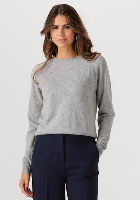 FABIENNE CHAPOT Pull LIDI RHINESTONE PULLOVER en gris - large