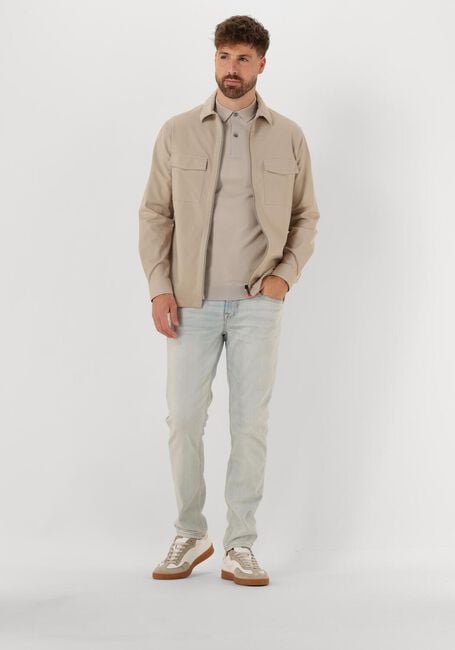 Beige GENTI T-shirt POLO BUTTON SS K2046-1260 - large