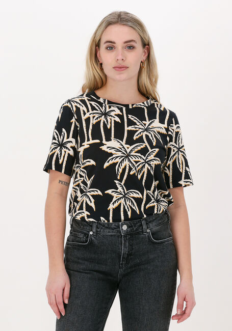 Zwarte SCOTCH & SODA T-shirt PRINTED CREW-NECK T-SHIRT - large
