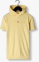 TOMMY HILFIGER Mini robe ESSENTIAL HOODIE DRESS S/S en jaune - medium