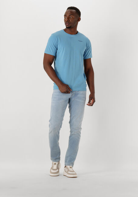 Blauwe G-STAR RAW T-shirt SLIM BASE R T S/S - large