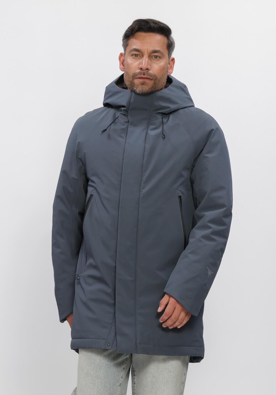 KRAKATAU Vestes d'hiver QM613 Bleu fonc&eacute; - large