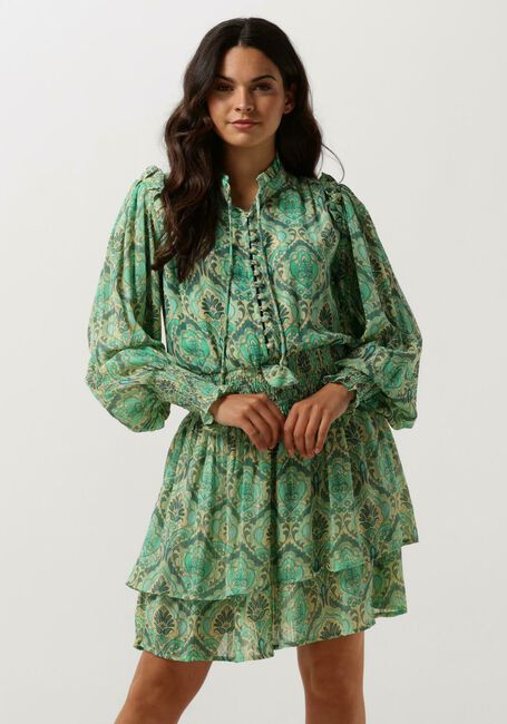 JANICE Mini robe ARI PRINT en vert - large