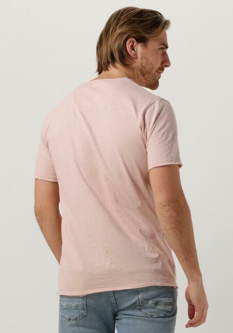 Lichtroze DSTREZZED T-shirt MC. QUEEN SLUB JERSEY - large