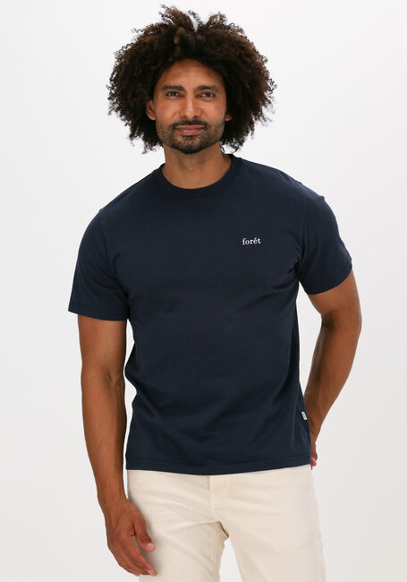 Donkerblauwe FORÉT T-shirt AIR T-SHIRT - large
