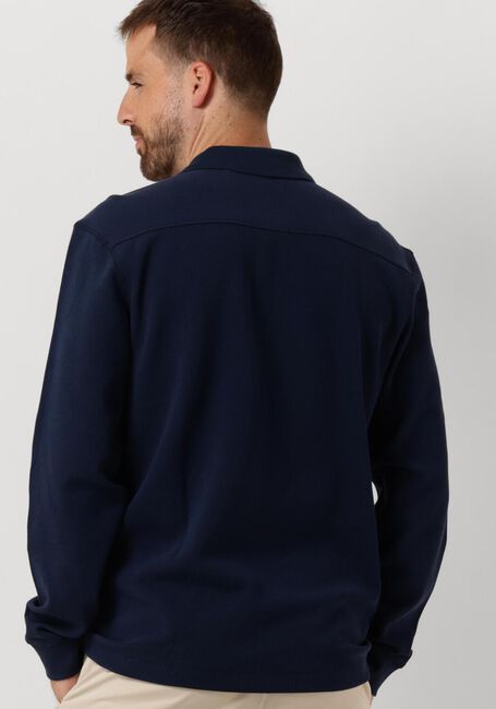 BOSS ORANGE Polo PATEMPESTO LONG Bleu foncé - large