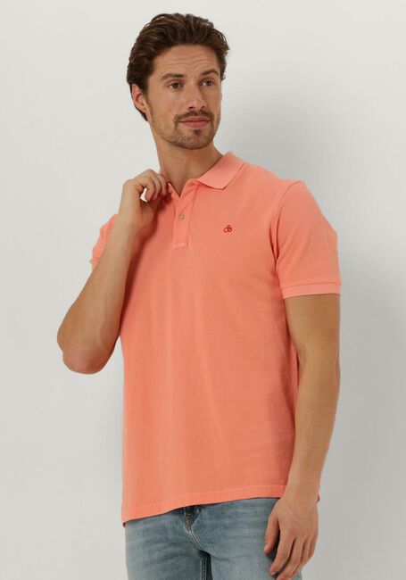 SCOTCH & SODA Polo GARMENT DYED ORGANIC COTTON PIQUE POLO en orange - large