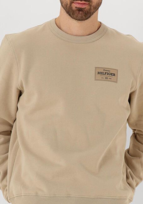 TOMMY HILFIGER Chandail MONOTYPE LABEL SWEATSHIRT Kaki - large