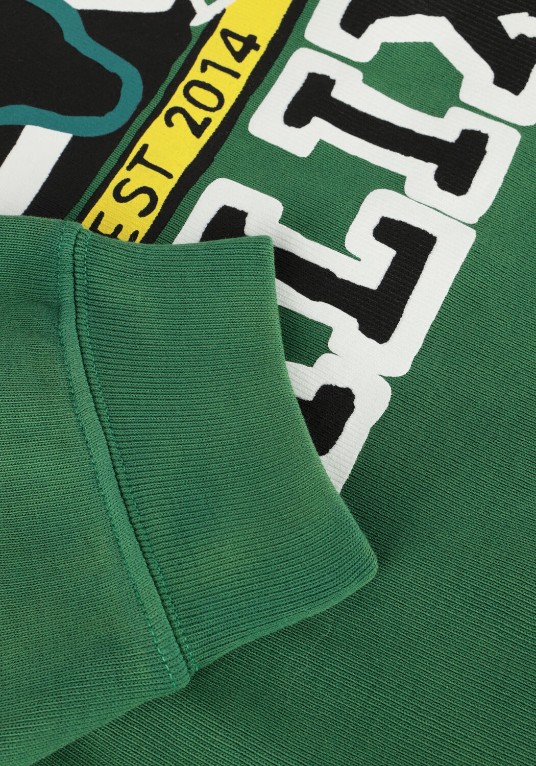 ALIX THE LABEL Chandail LADIES KNITTED VINTAGE SWEATER en vert - large