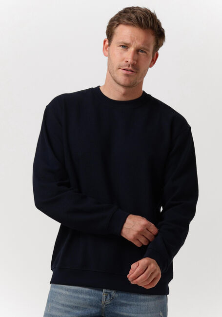 SELECTED HOMME Pull SLHRELAXMORELL CREW NECK SWEAT W Bleu foncé - large