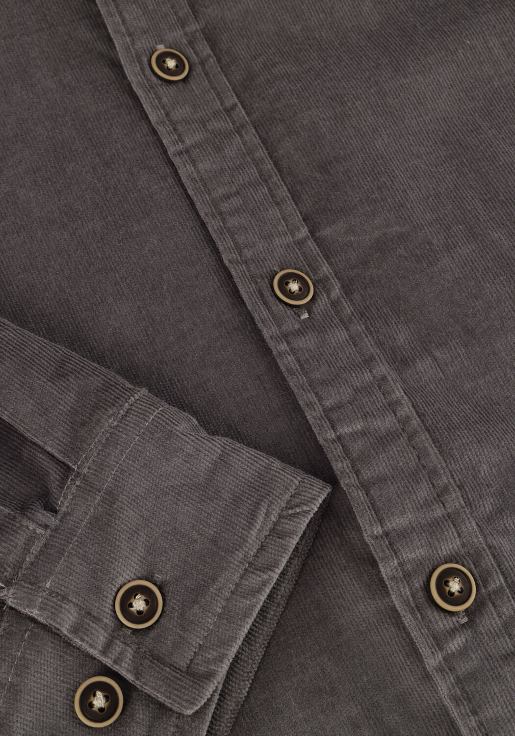 ANERKJENDT Chemise d&eacute;contract&eacute; AKLEIF SOLID CORD SHIRT en gris - large