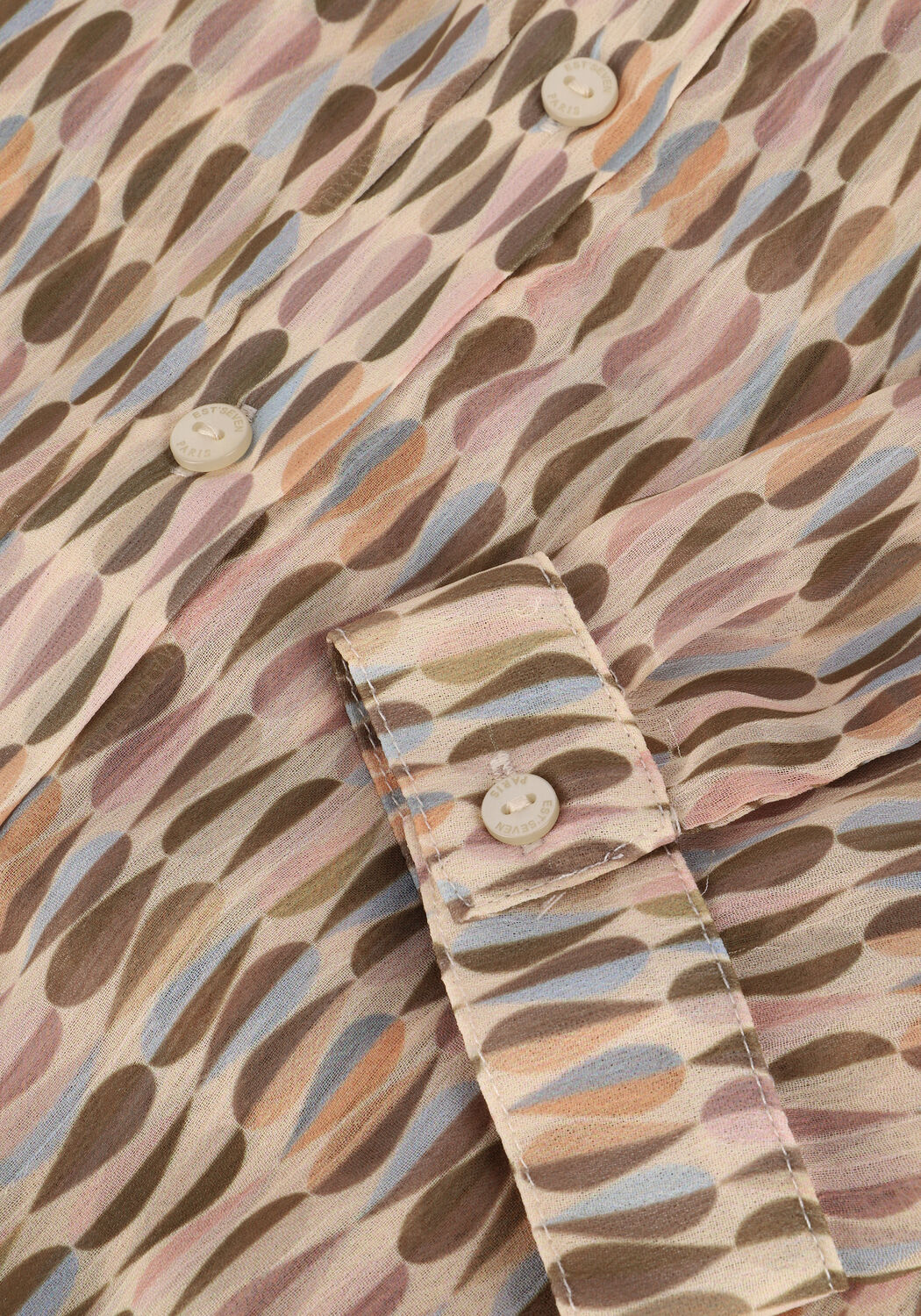 EST'SEVEN Robe maxi EST&rsquo;MAXI DRESS en beige - large