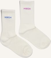 Witte MSCH COPENHAGEN Beenmode MSCHSPORTY LOGO SOCKS Witte MSCH COPENHAGEN Beenmode MSCHSPORTY LOGO SOCKS - medium
