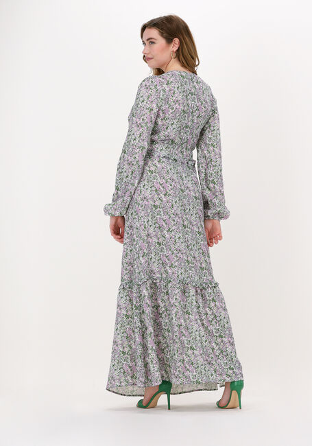 Roze NA-KD Maxi jurk BALLOON SLEEVE MAXI FRILL DRESS - large