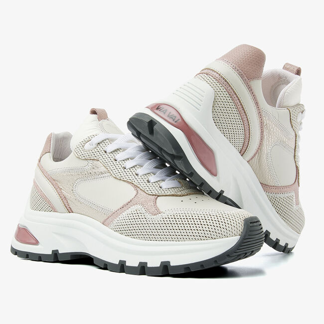 VIA VAI Baskets basses LIZ DULCE en rose - large