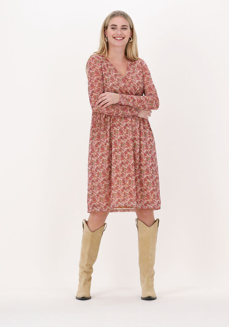 Roze NA-KD Midi jurk RECYCLED WRAP MESH DRESS - large