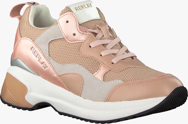 REPLAY Chaussures à lacets THEME en rose - large