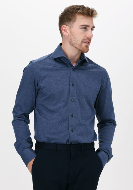 Blauwe PORTO MILANO Casual overhemd FARO - large