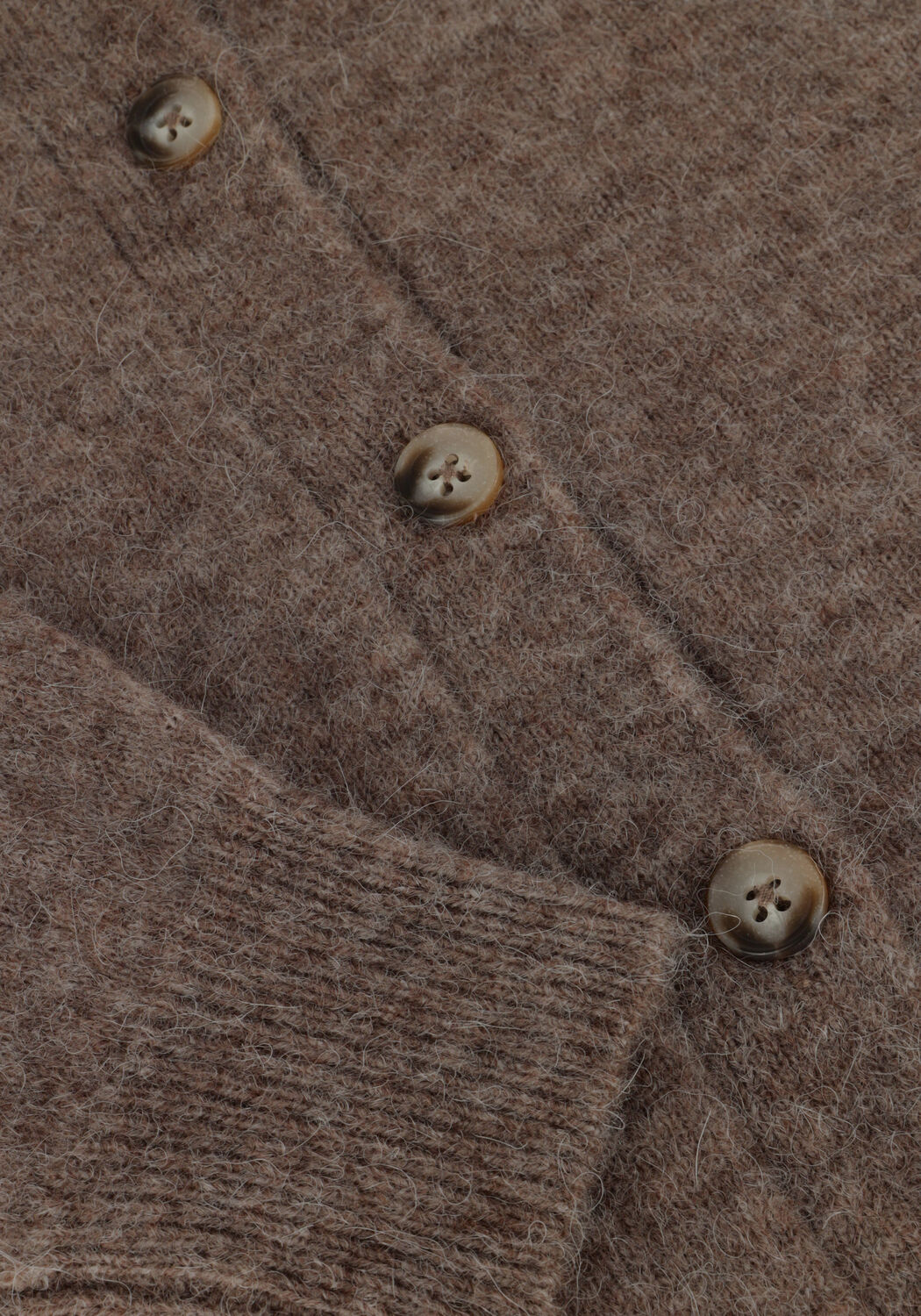 KNIT-TED Gilet DANNY en marron - large