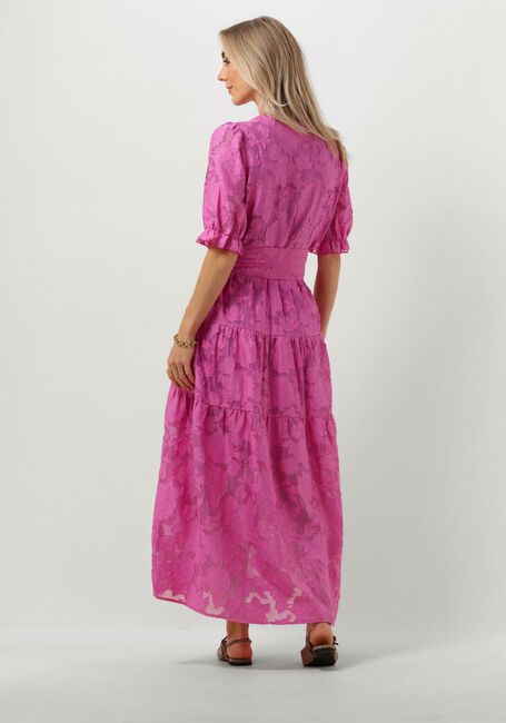 SELECTED WOMEN Robe midi SLFCATHI-SADIE 3/4 ANKLE DRESS en rose - large