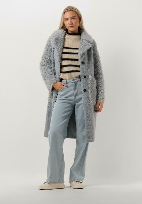 Lichtblauwe BEAUMONT Teddy jas JAN - large