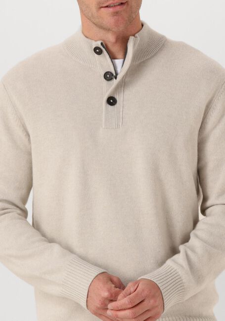 Beige STEFANO LAURAN Trui HALF ZIP L - large