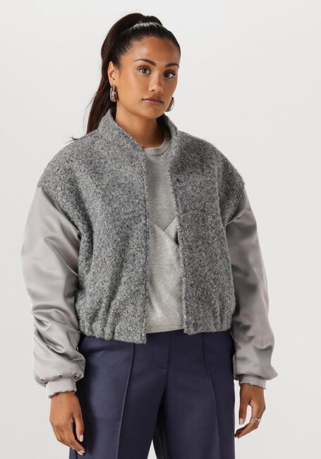 NUKUS Jack BALTIMORE JACKET SATIN en gris - large