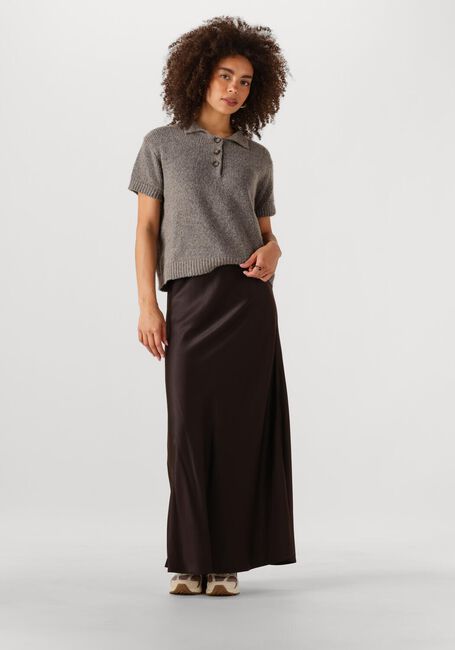 MY ESSENTIAL WARDROBE Jupe maxi ESTELLEMW LONG SKIRT en marron - large