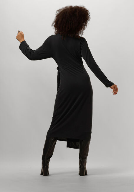 MSCH COPENHAGEN Robe midi MSCHADELONA LYNETTE WRAP DRESS en noir - large