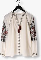 Gebroken wit SUMMUM Blouse TOP SUSHI VOILE EMBROIDERY
