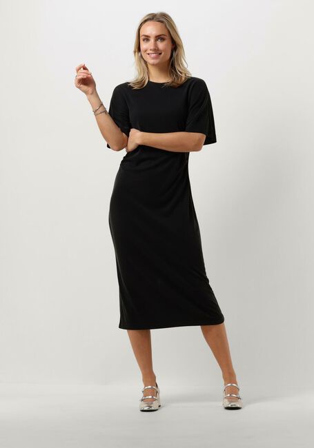 MSCH COPENHAGEN Robe midi MSCHJUNIPER LYNETTE 2/4 DRESS en noir - large