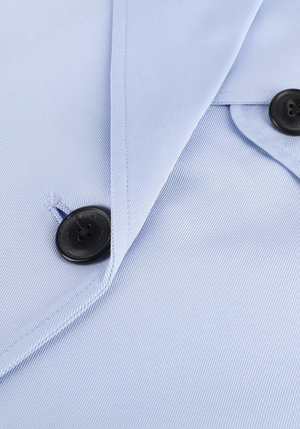 TOMMY HILFIGER Manteau TENCEL DB TRENCH Bleu clair - large