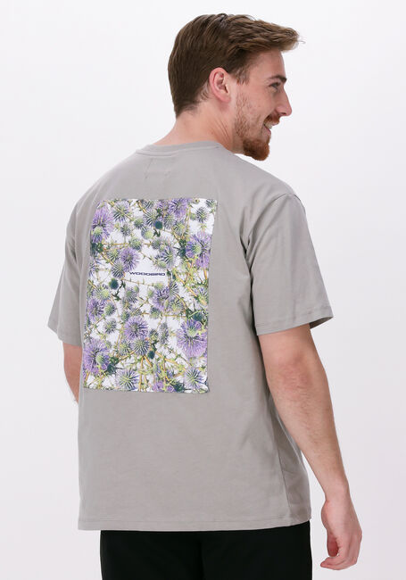 WOODBIRD T-shirt STAIN BACK TEE Gris clair - large