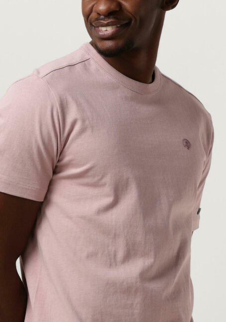 CAST IRON T-shirt R-NECK REGULAR FIT HEAVY COTTON Lilas - large