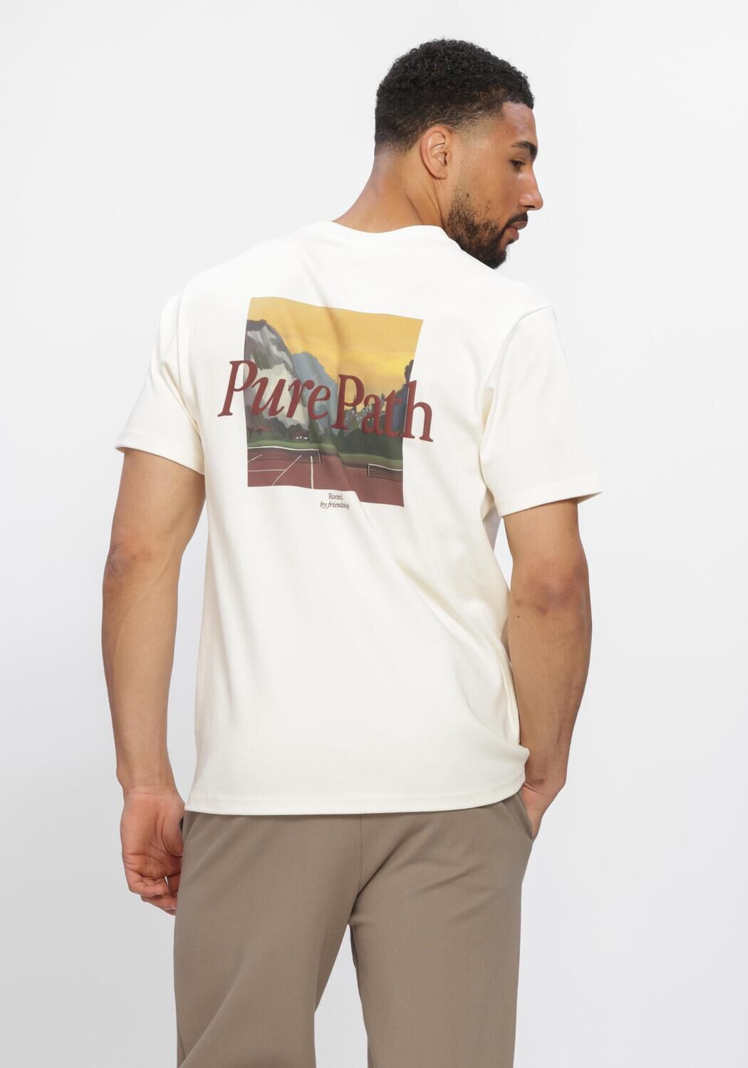 PURE PATH T-shirt LANDSCAPE &Eacute;cru - large