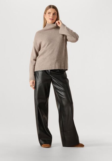 SELECTED WOMEN Pull SLFCILLE CASHMERE BLEND HIGH  NECK NOOS en beige - large