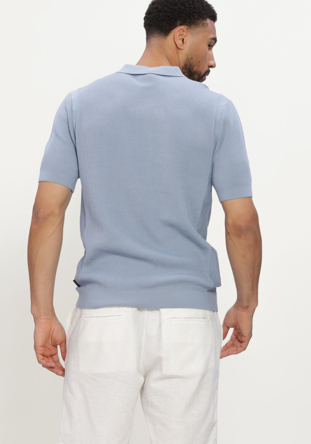 SAINT STEVE Polo EVAN-S Bleu clair - large