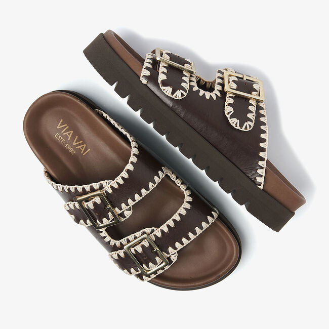 Bruine VIA VAI Slippers RAE TAARA - large