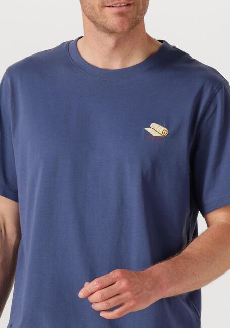 Blauwe SELECTED HOMME T-shirt SLHASPEN EMB SS O-NECK TEE - large