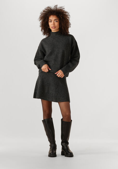 NEO NOIR Mini-jupe GISA KNIT SKIRT Gris foncé - large