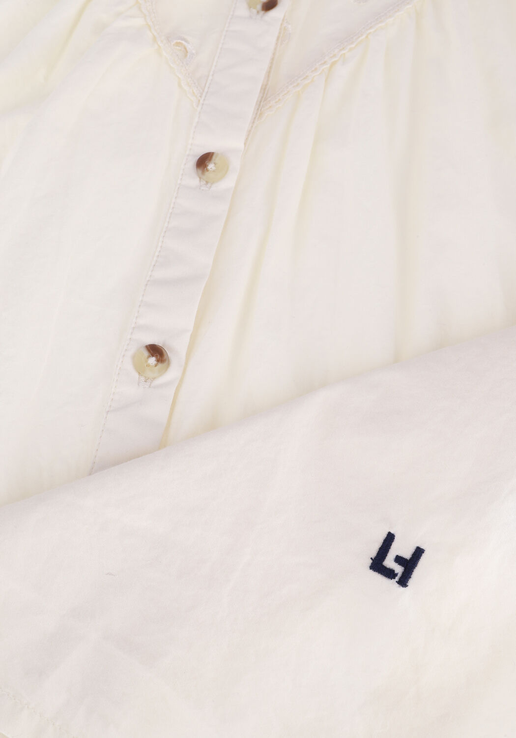 LEON &amp; HARPER CHICHI TC04 EYELET Blouses Cr&egrave;me - large