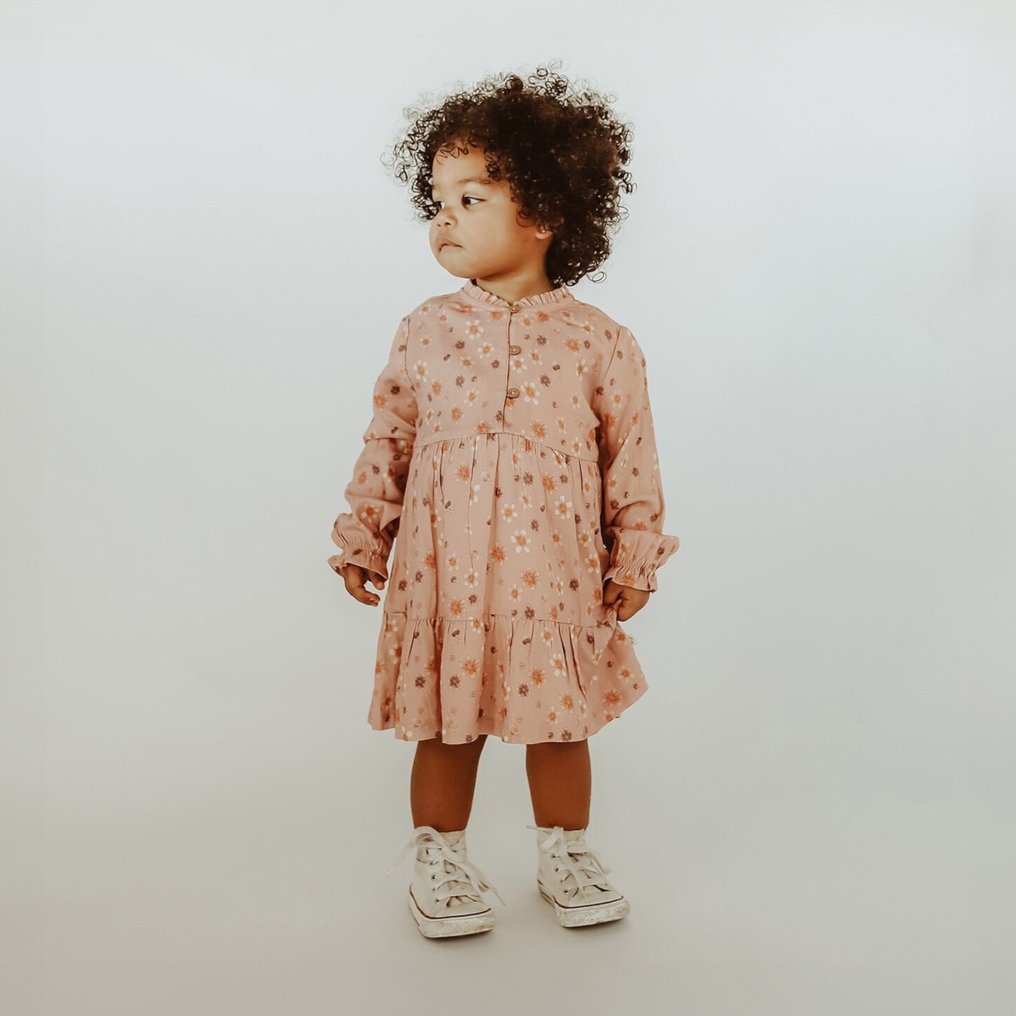 Roze YOUR WISHES Midi jurk MAISY - large