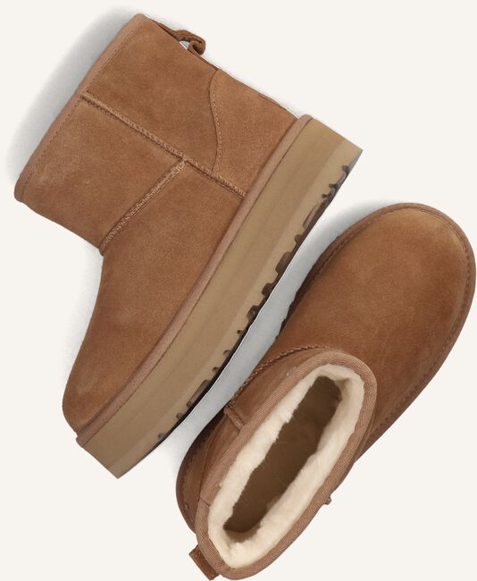 Cognac UGG  KIDS CLASSIC MINI PLATFORM Cognac UGG  KIDS CLASSIC MINI PLATFORM - large