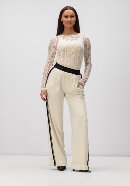 CO'COUTURE BARB O-NECK BLOUSE Blouses Cr&egrave;me - large